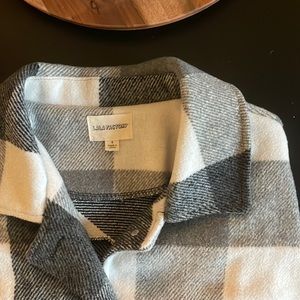 Black & white shacket